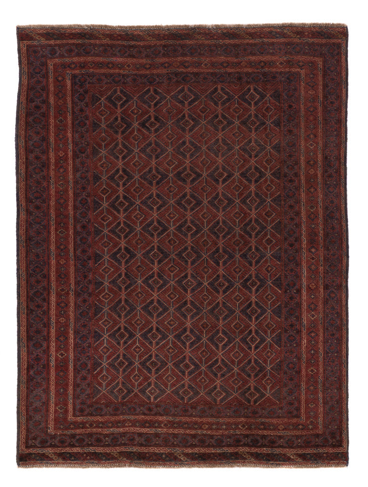 Kelim Teppich - Oriental - 202 x 149 cm - dunkelbeige