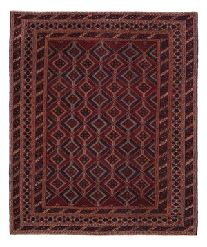 Läufer Kelim - Oriental - 177 x 156 cm - dunkelbeige