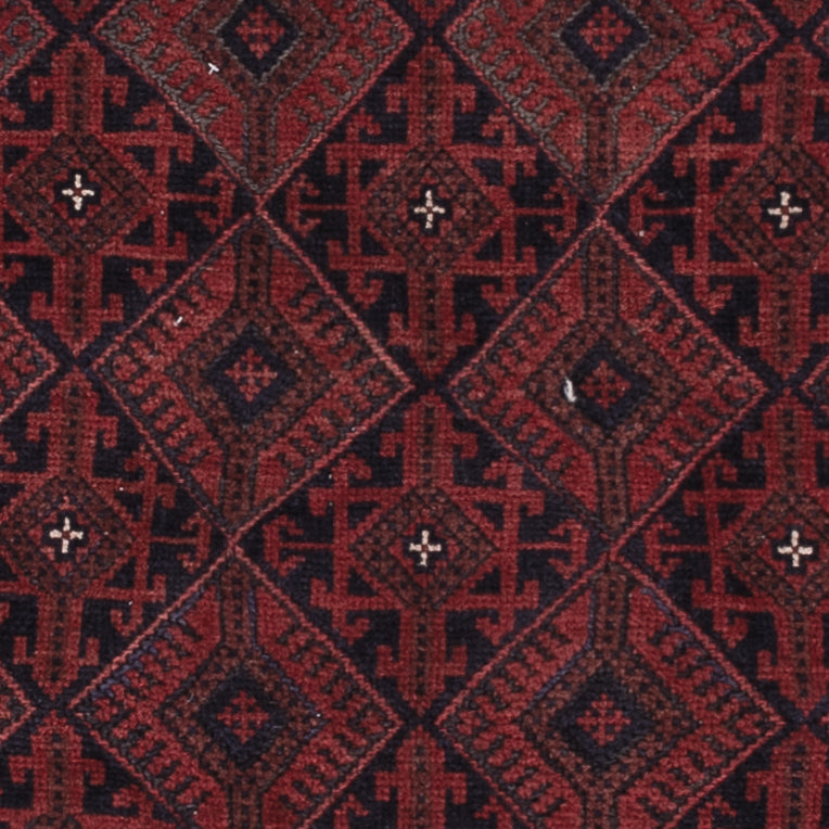 Kelim Teppich - Oriental - 184 x 137 cm - dunkelrot