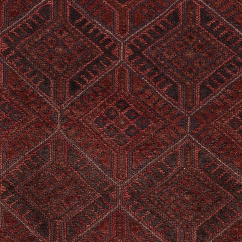 Kelim Teppich - Oriental - 187 x 150 cm - dunkelrot