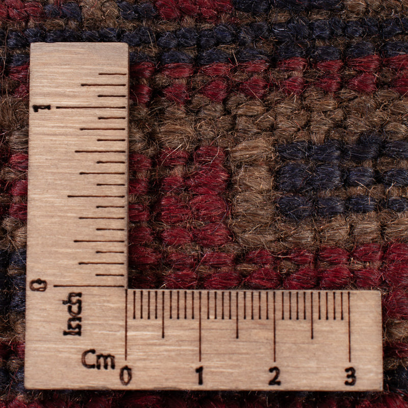 Kelim Teppich - Oriental quadratisch  - 176 x 167 cm - dunkelrot