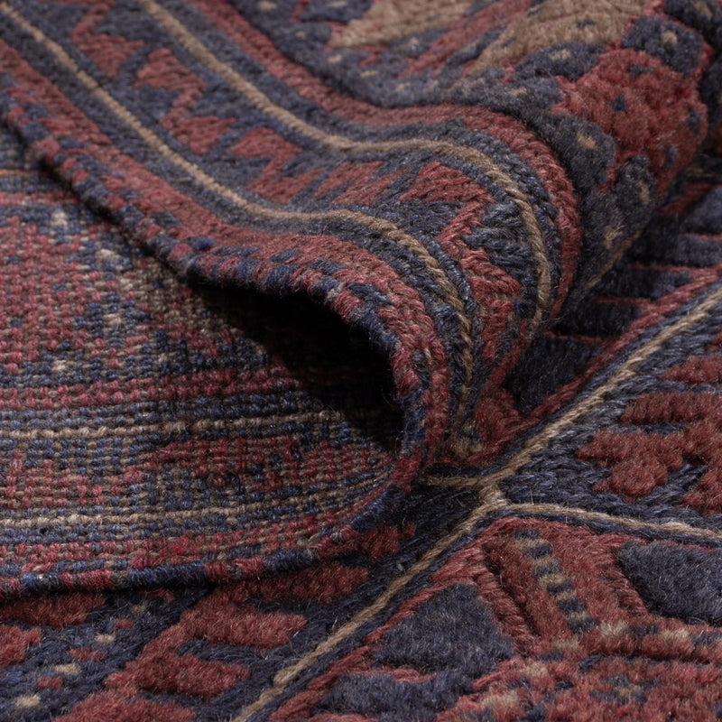 Dywan Kelim - Orientalny - 175 x 134 cm - ciemna czerwień