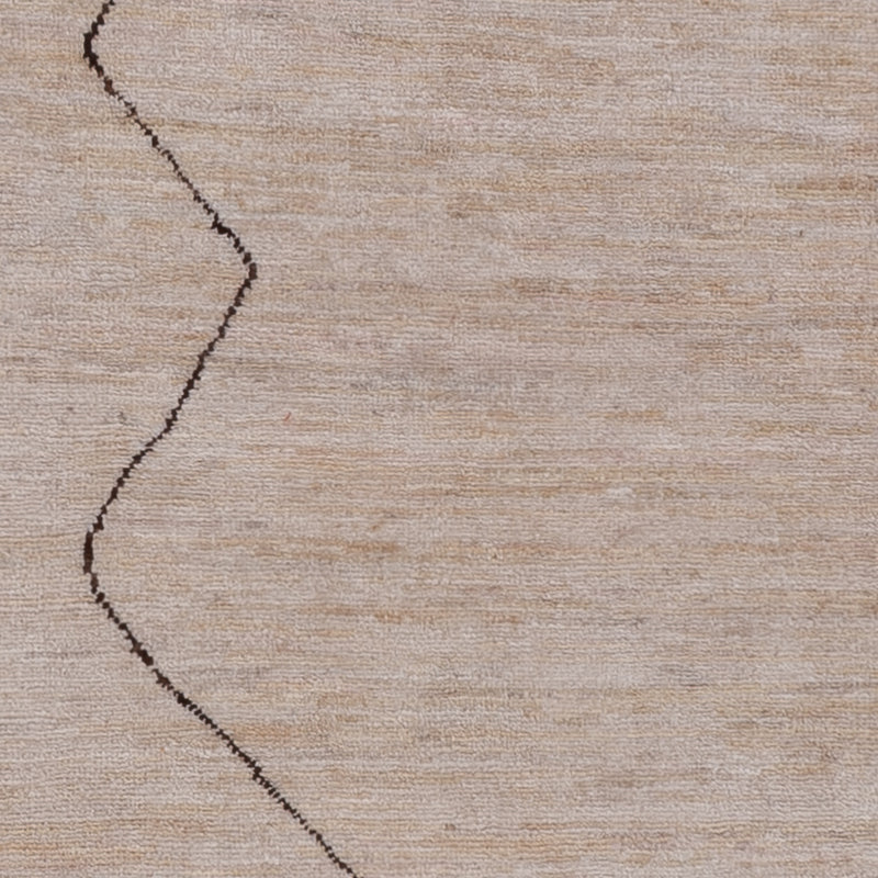 Dywan berberyjski - 211 x 165 cm - jasnoszary