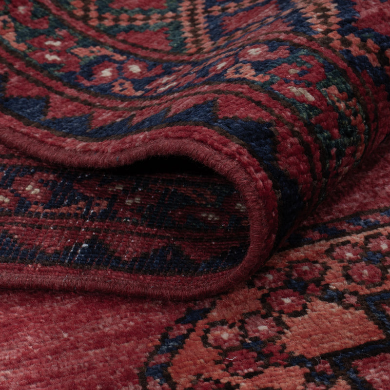 Dywan afgański - 202 x 155 cm - czerwony