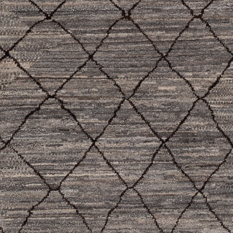 Berber Teppich - 212 x 150 cm - dunkelgrau