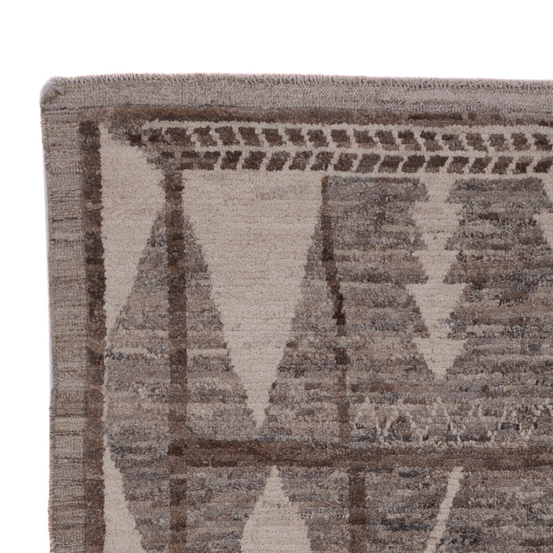 Dywan berberyjski - 190 x 144 cm - ciemnobrązowy