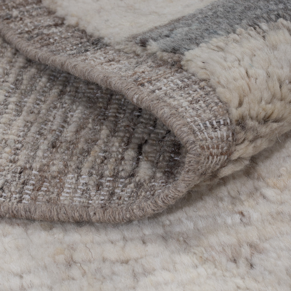 Dywan berberyjski - 192 x 150 cm - szary