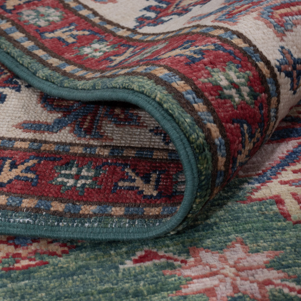 Ziegler Teppich - Kazak - 200 x 148 cm - grün