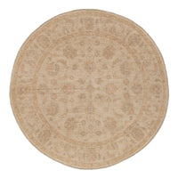 Ziegler Teppich rund  - 149 x 149 cm - hellbeige