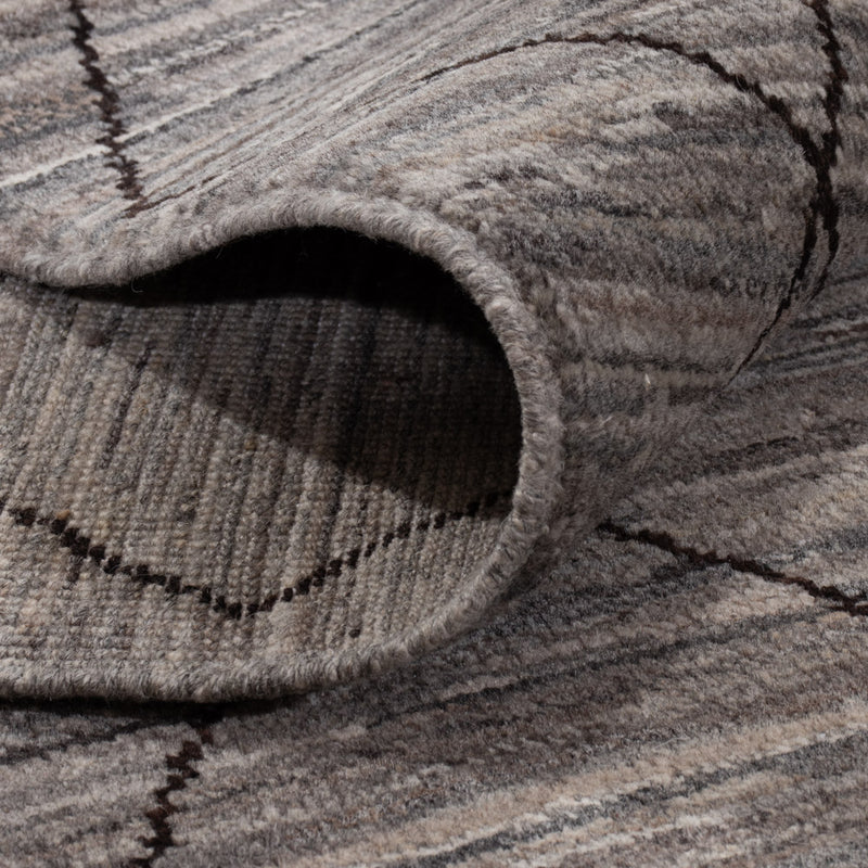 Berber Teppich - 300 x 205 cm - dunkelgrau