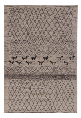 Dywan berberyjski - 296 x 201 cm - szary