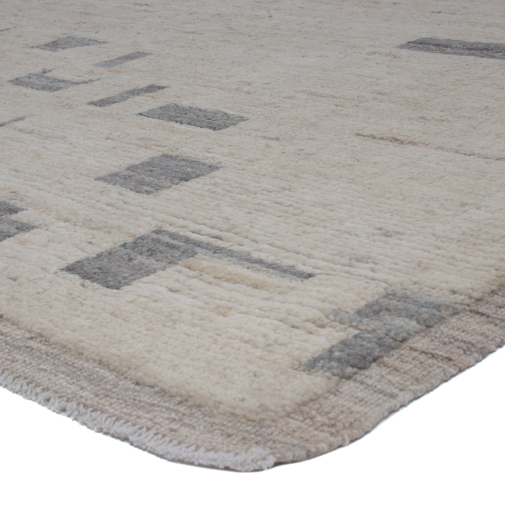 Dywan berberyjski - 286 x 202 cm - jasnoszary