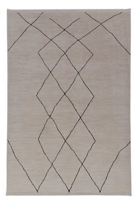 Dywan berberyjski - 297 x 205 cm - jasnoszary