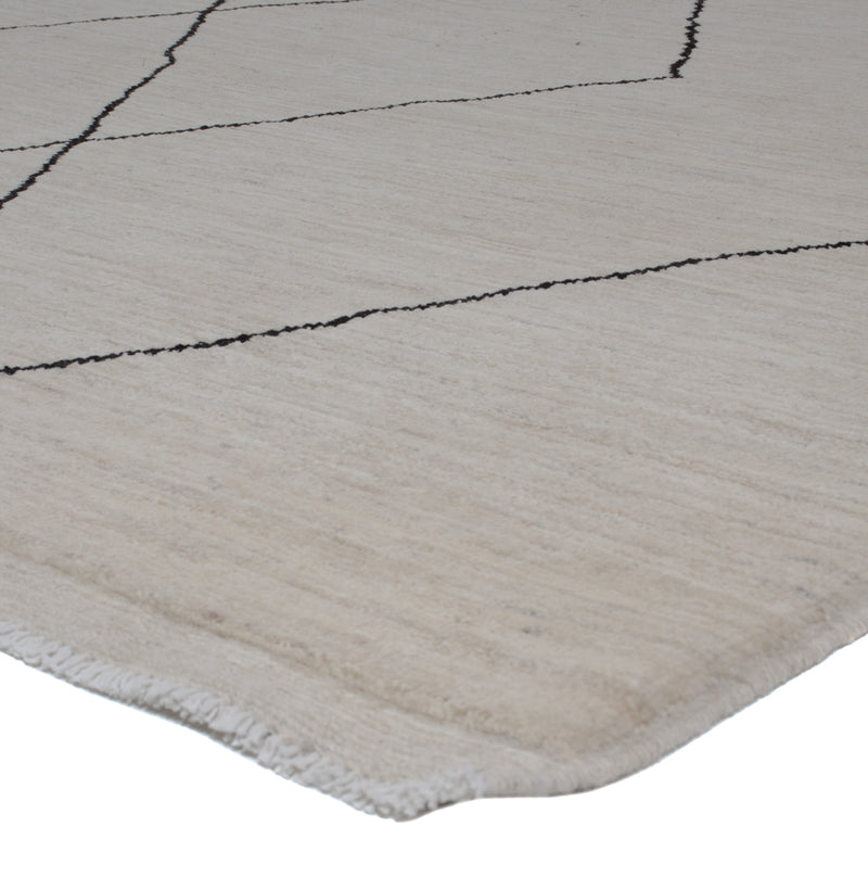 Berber Teppich - 297 x 205 cm - hellgrau