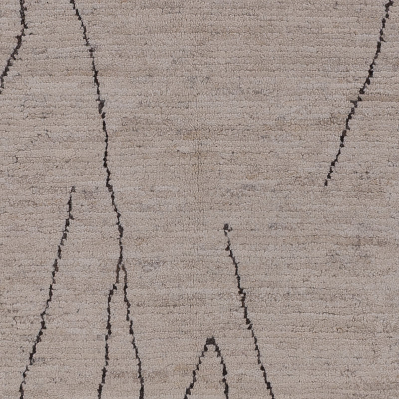 Dywan berberyjski - 293 x 202 cm - jasnoszary