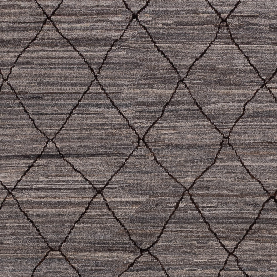 Dywan berberyjski - 297 x 199 cm - ciemnoszary