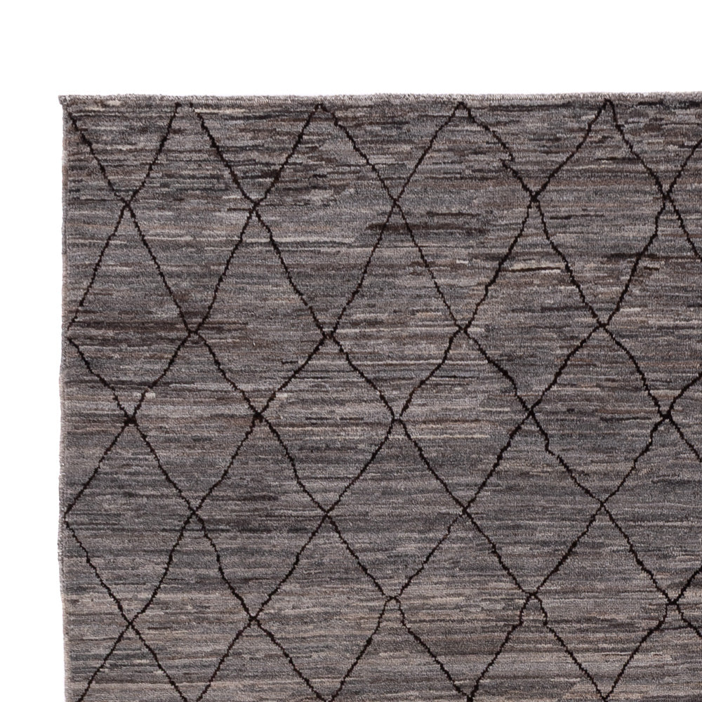 Dywan berberyjski - 297 x 199 cm - ciemnoszary