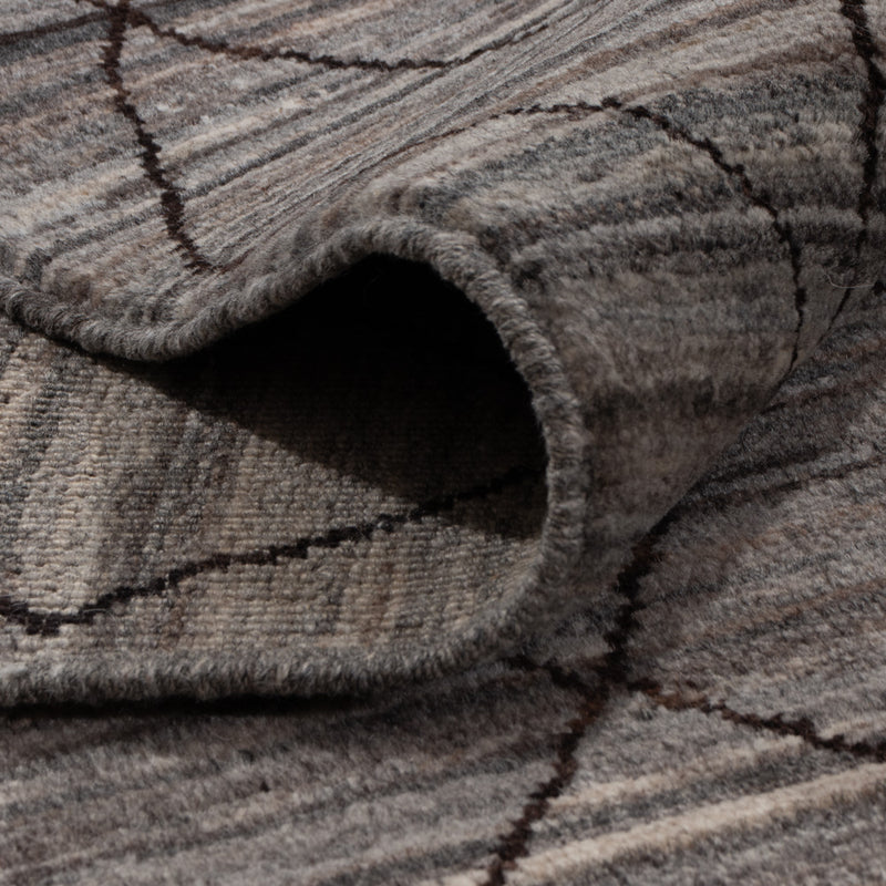 Dywan berberyjski - 297 x 199 cm - ciemnoszary