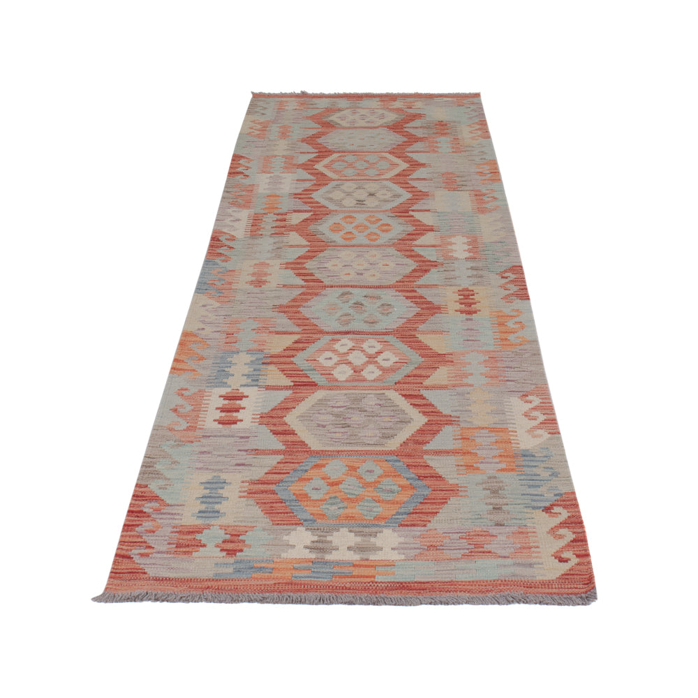 Läufer Kelim - Splash - 295 x 80 cm - mehrfarbig