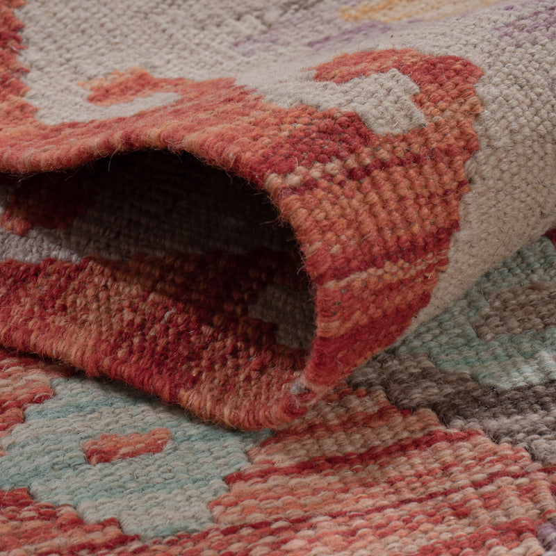 Läufer Kelim - Splash - 294 x 78 cm - mehrfarbig