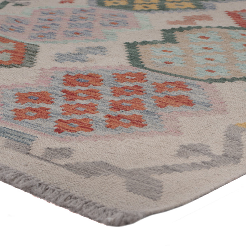 Läufer Kelim - Splash - 299 x 87 cm - mehrfarbig