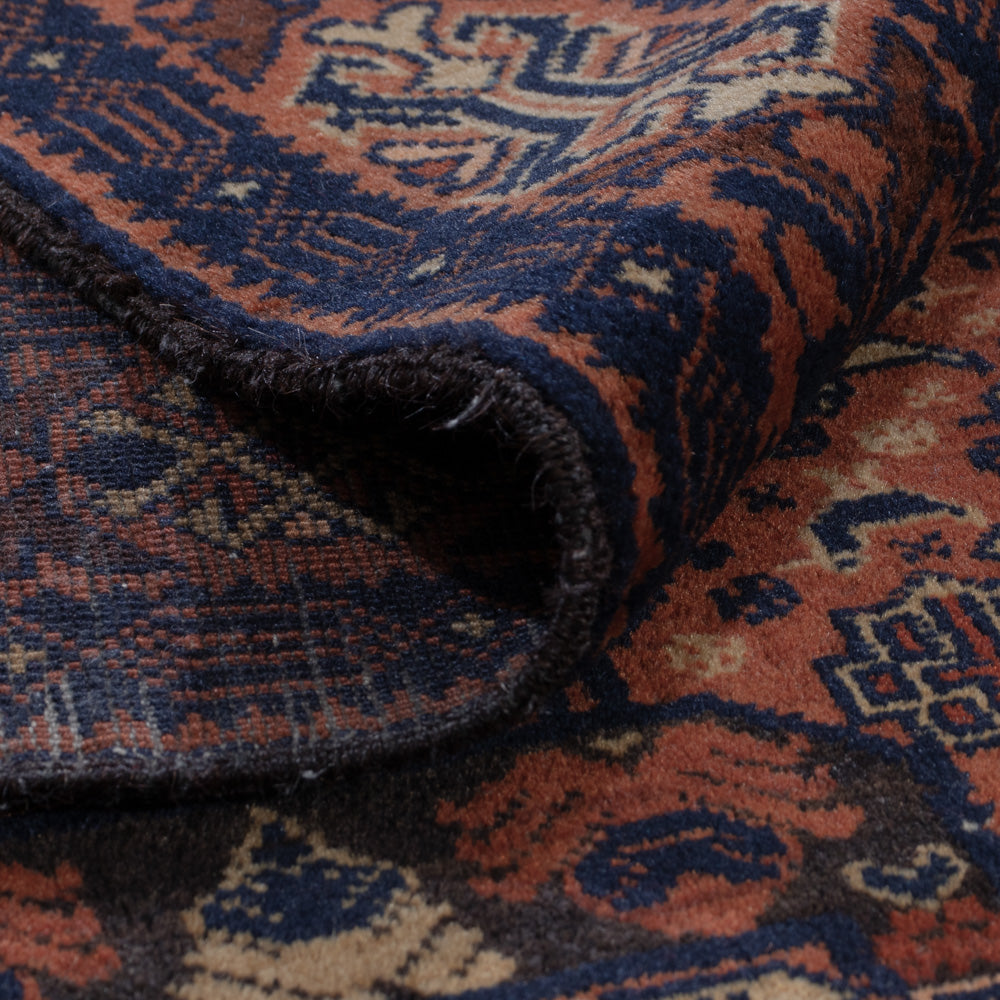 Belutsch Teppich - 176 x 119 cm - dunkelrot