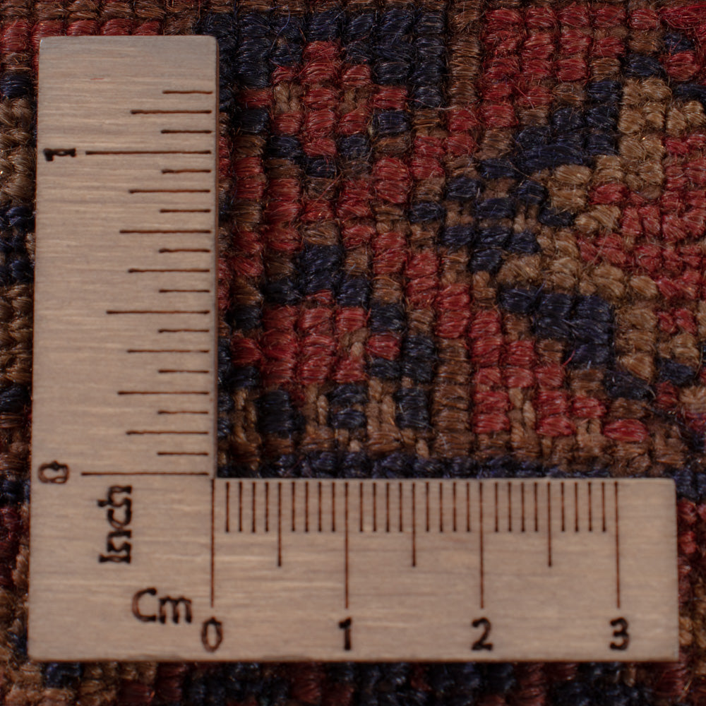 Kelim Teppich - Oriental quadratisch  - 189 x 156 cm - dunkelrot