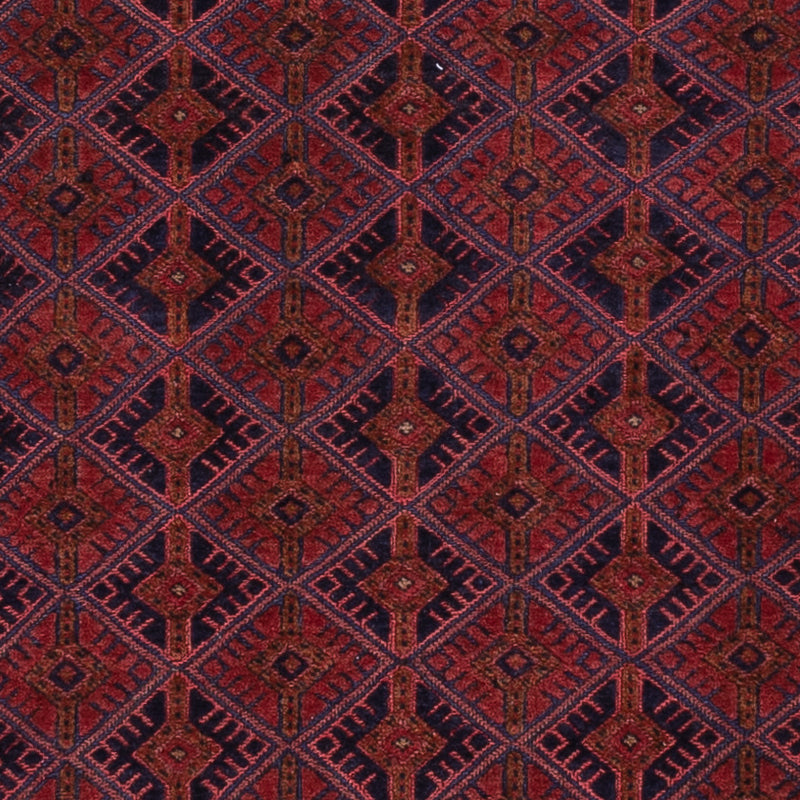 Kelim Teppich - Oriental - 194 x 152 cm - dunkelrot