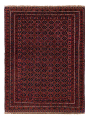 Kelim Teppich - Oriental - 192 x 143 cm - dunkelrot