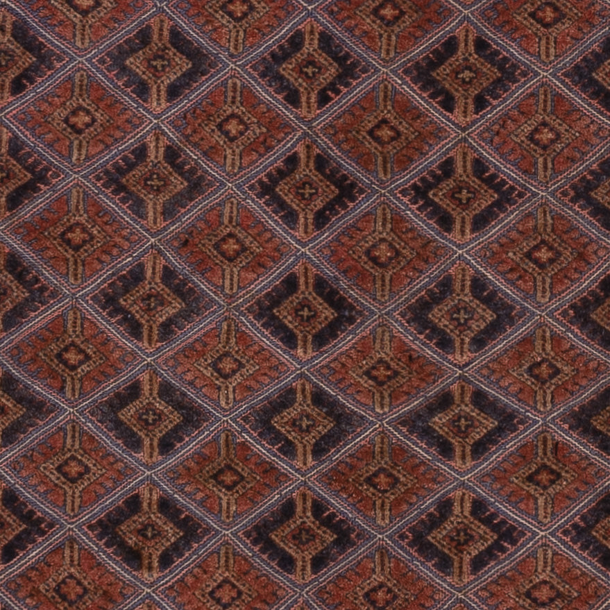 Kelim Teppich - Oriental - 207 x 156 cm - dunkelrot