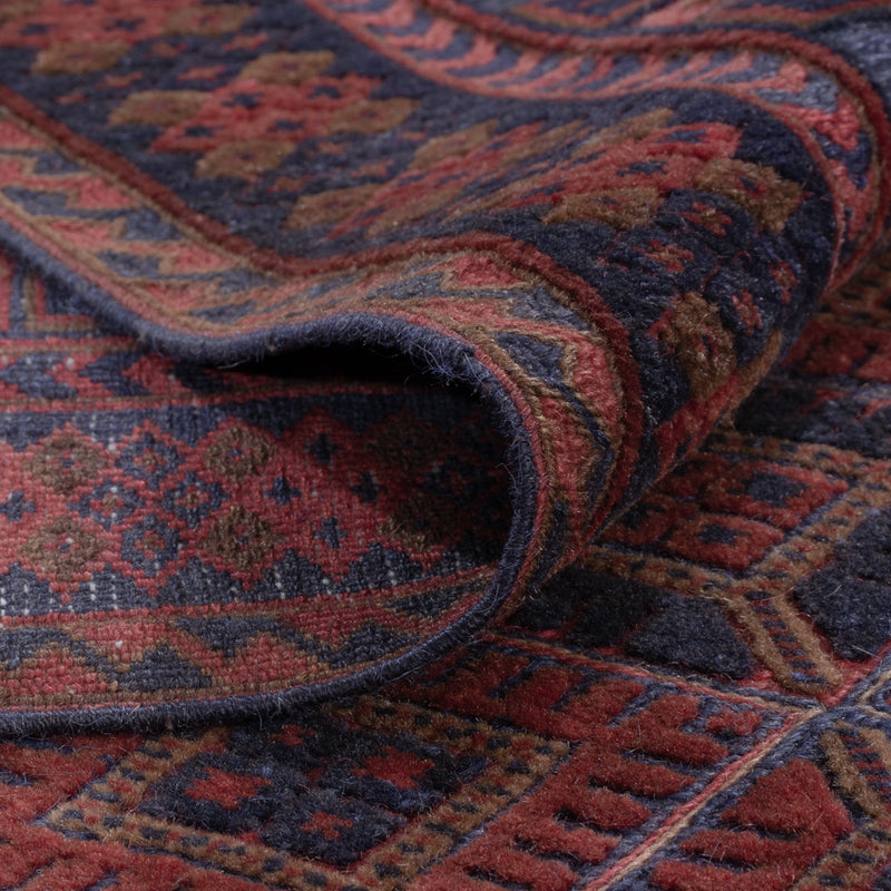 Kelim Teppich - Oriental - 182 x 155 cm - dunkelrot