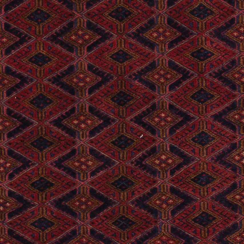 Kelim Teppich - Oriental - 204 x 150 cm - dunkelrot