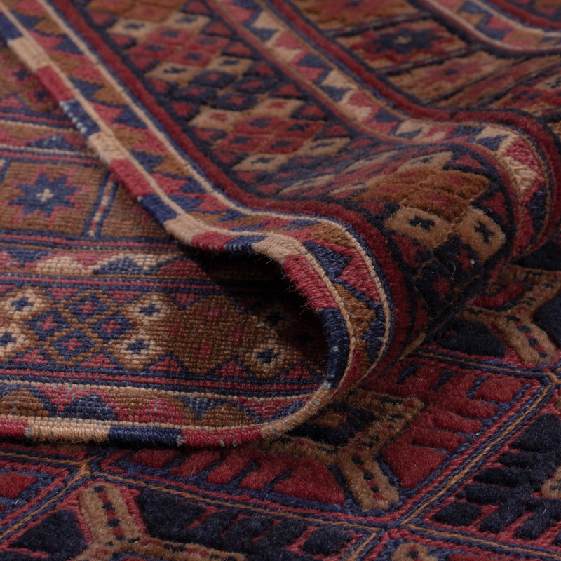 Kelim Teppich - Oriental - 177 x 154 cm - dunkelrot