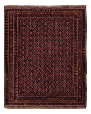 Kelim Teppich - Oriental - 196 x 159 cm - dunkelrot