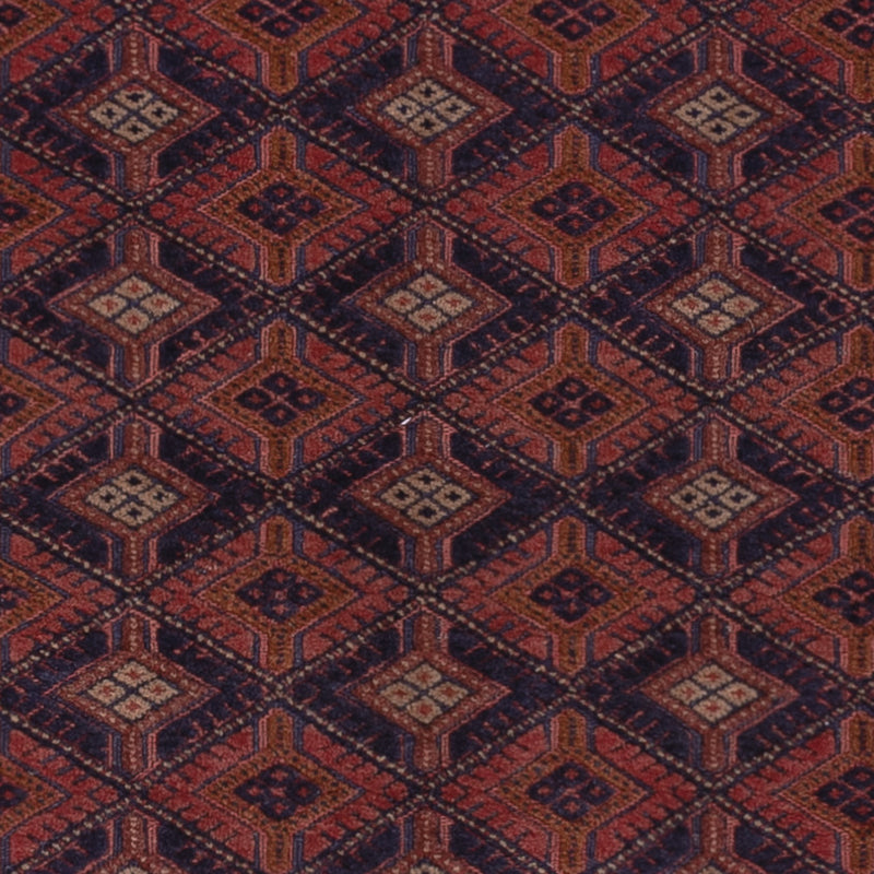Kelim Teppich - Oriental - 206 x 145 cm - dunkelrot