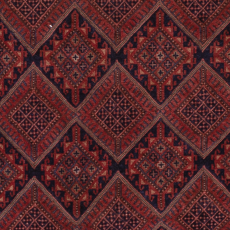 Kelim Teppich - Oriental - 184 x 142 cm - dunkelrot