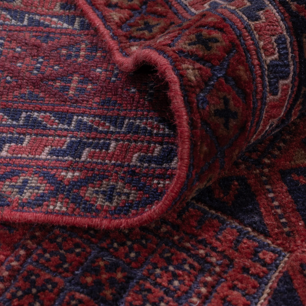 Kelim Teppich - Oriental - 197 x 146 cm - dunkelrot