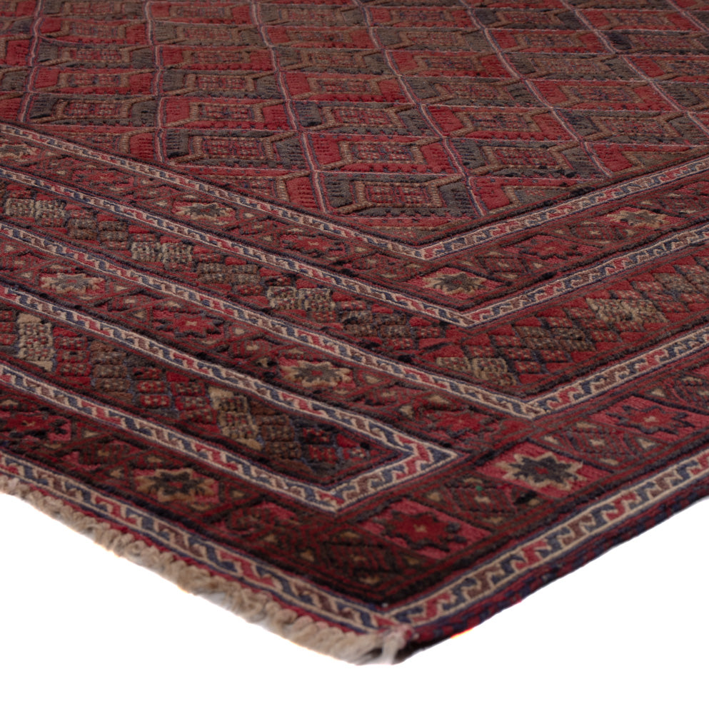 Kelim Teppich - Oriental - 184 x 155 cm - dunkelrot