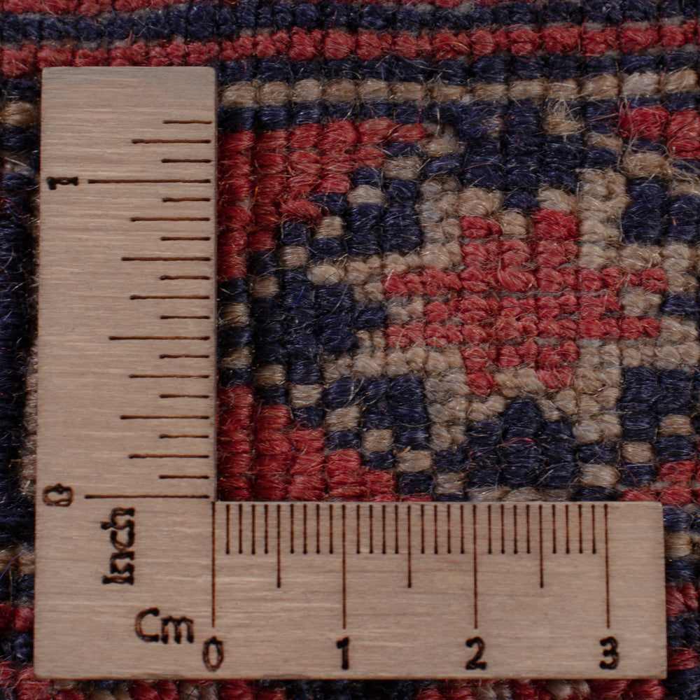 Kelim Teppich - Oriental quadratisch  - 185 x 160 cm - dunkelrot