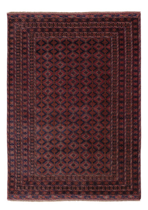 Kelim Teppich - Oriental - 208 x 145 cm - dunkelrot