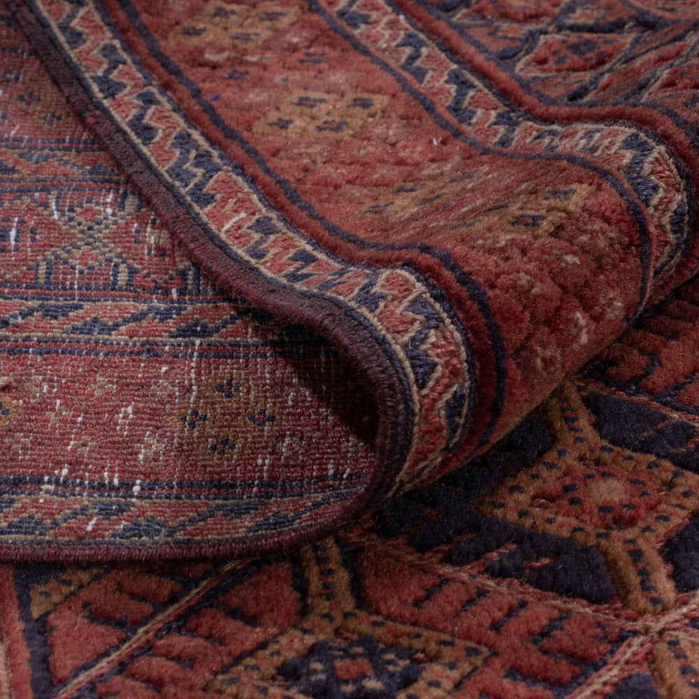 Kelim Teppich - Oriental - 207 x 140 cm - dunkelrot