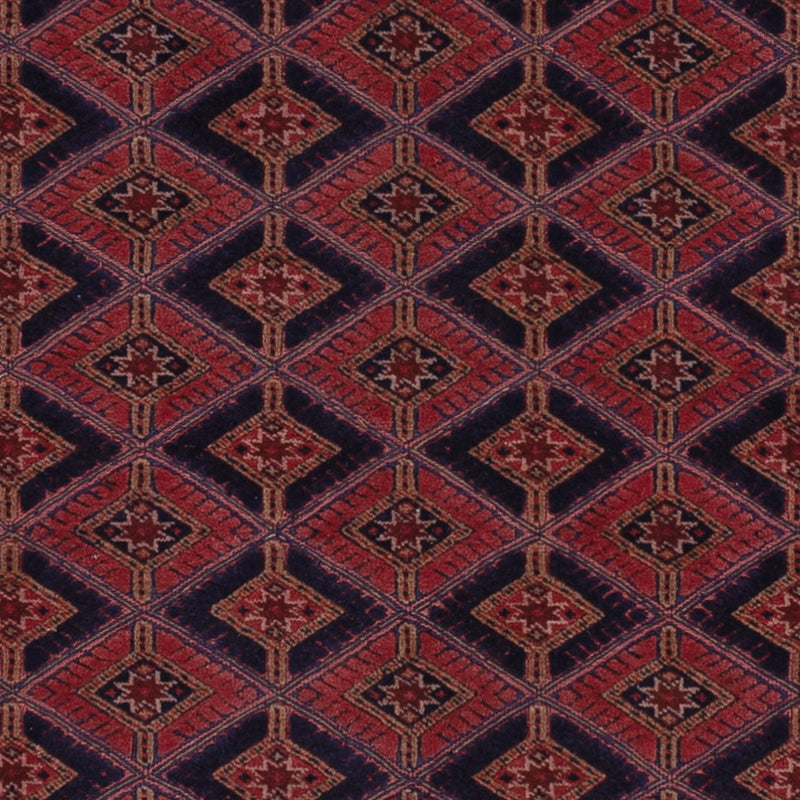Kelim Teppich - Oriental - 202 x 155 cm - dunkelrot