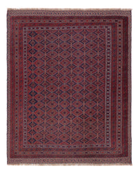 Kelim Teppich - Oriental - 195 x 159 cm - dunkelrot