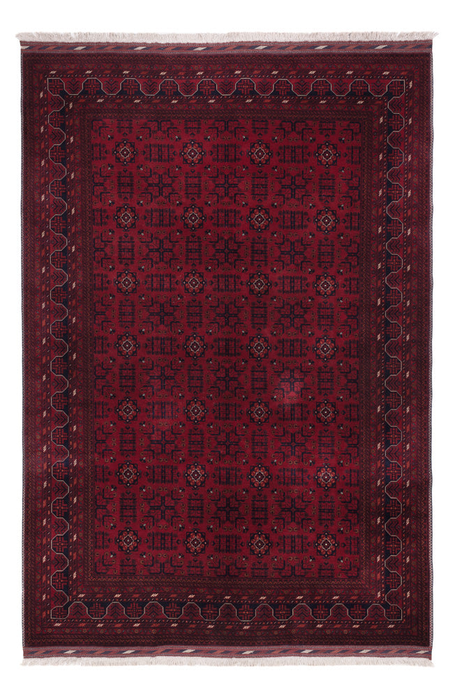 Afghan Teppich - Royal - 293 x 203 cm - dunkelrot