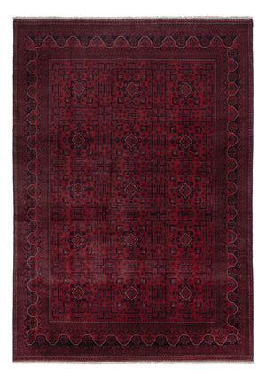 Afghan Teppich - Kunduz - 295 x 201 cm - dunkelrot