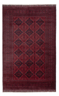 Afghan Teppich - Kunduz - 324 x 202 cm - dunkelrot