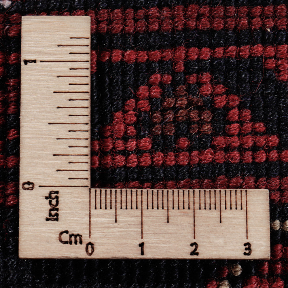 Afgański dywan - Kunduz - 295 x 198 cm - ciemna czerwień