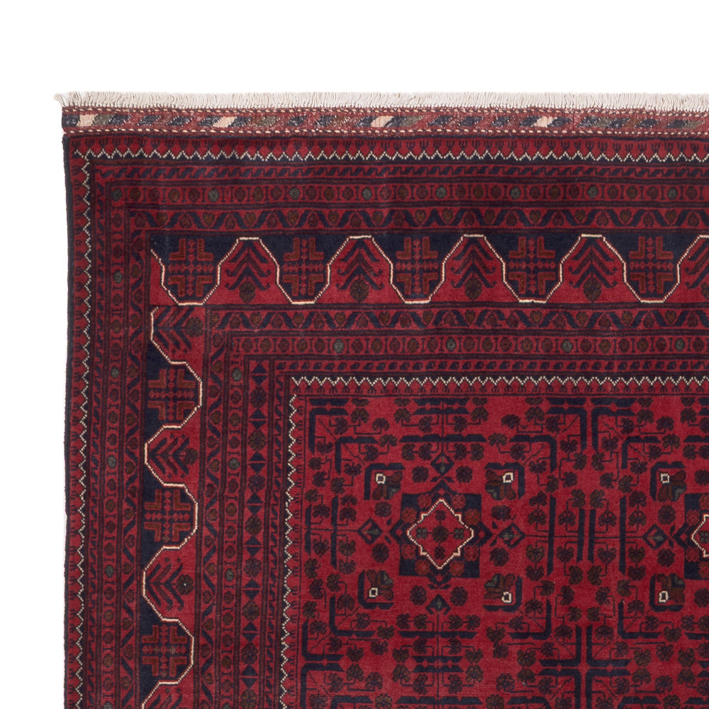 Afghan Teppich - Kunduz - 288 x 204 cm - dunkelrot