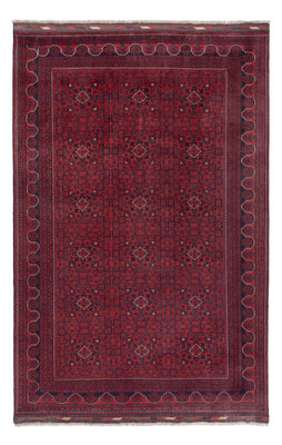 Afghan Teppich - Kunduz - 296 x 197 cm - dunkelrot