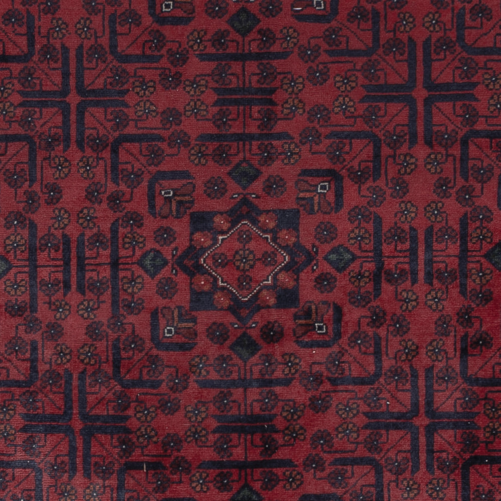 Afghan Teppich - Kunduz - 288 x 198 cm - dunkelrot